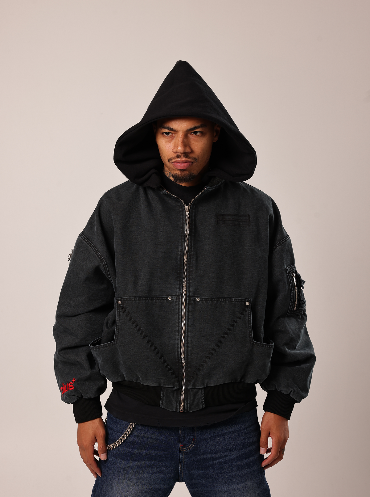 Canvas Bomber Jacket